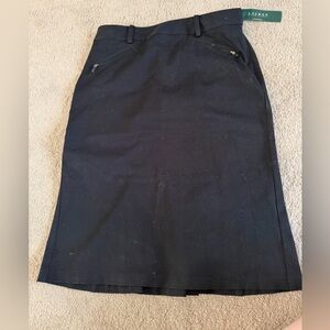 Lauren Ralph Lauren Classic Black Pencil Skirt